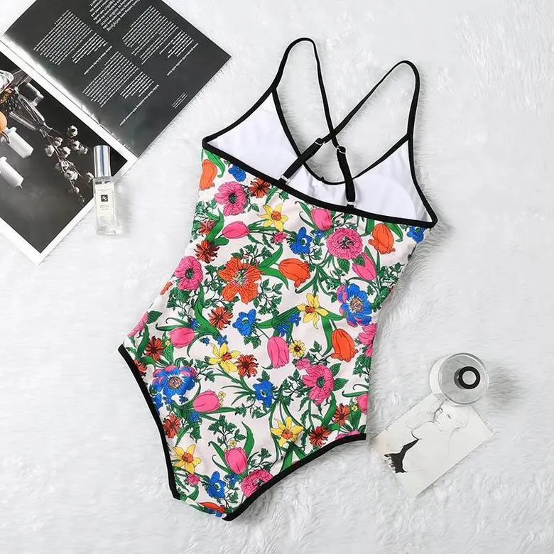 Realfine 5a Swimwear G Swimsuits en une seule pièce Print Designer Bikini Beachwear For Women Size S-XL Allez dans Description Look Pictures 23.3.5 590014