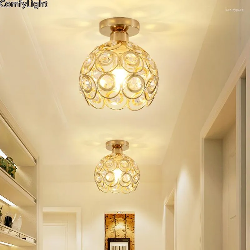 Światła sufitowe Kuchnia LED do salonu dach lampa lampa krystaliczna korytale oświetleniowe