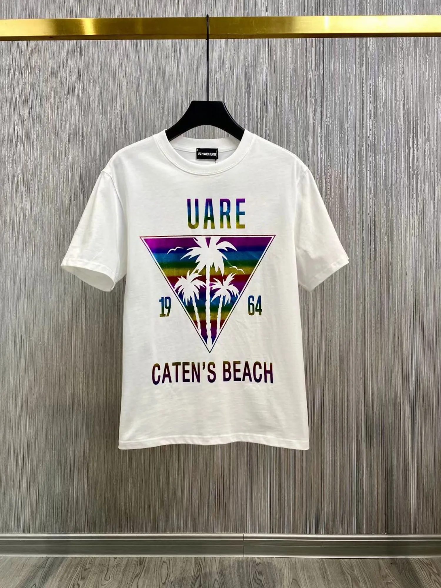 DSQ PHANTOM TURTLE Men's T-Shirts Mens Designer T Shirts Black White Caten'S Beach Slouch T-shirt Men Summer Fashion Casual Street T-shirt Tops Plus Size M-XXXL 68850