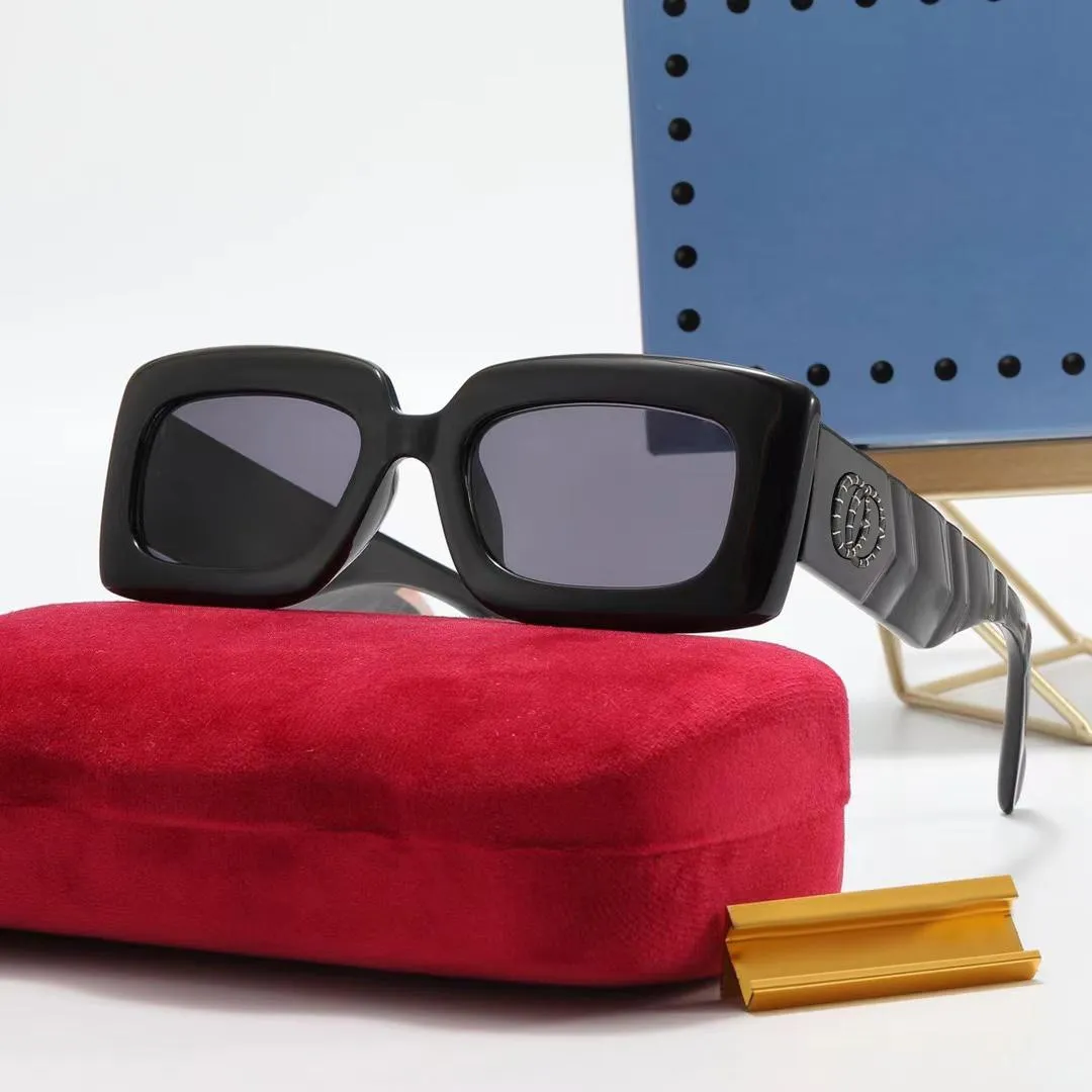 Fashion G Letter Luxus-Sonnenbrille Sommer-Sonnenbrille Unisex-Brille Strand Trendige Straßenbrille Reise-Accessoires Verschiedene Stile mit Buchstaben rAS