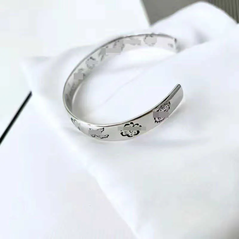 Pulsera de plata de ley para amantes de los ins, joyería de lujo de alta calidad, para hombres y mujeres, novedad de 2023