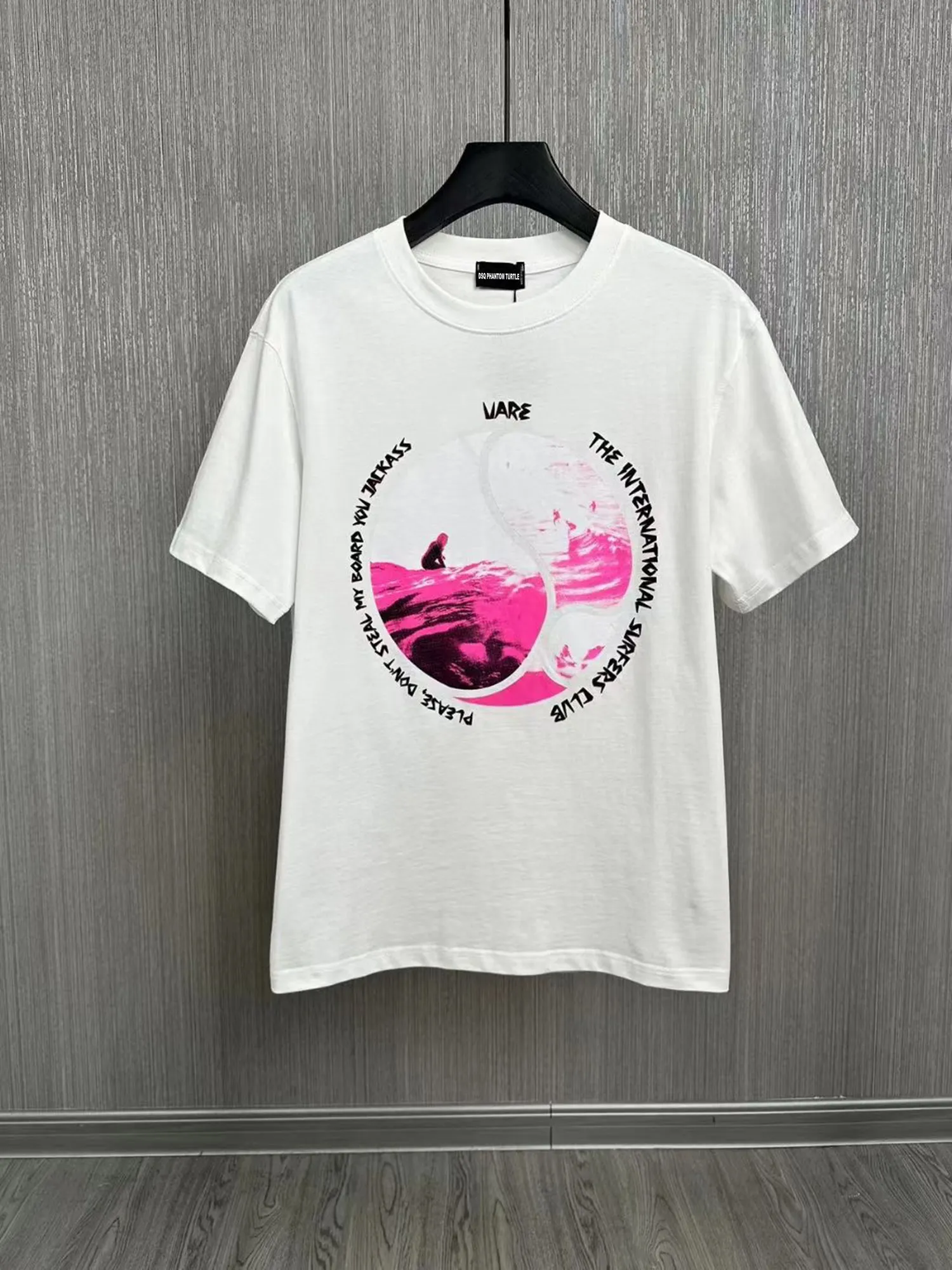 DSQ Phantom Turtle Men's T-shirts Mens Designer T Shirts Black White Surfer Club Cool T-shirt Men Summer Fashion Casual Street T-shirt Topps Plus Size M-XXXL 68808