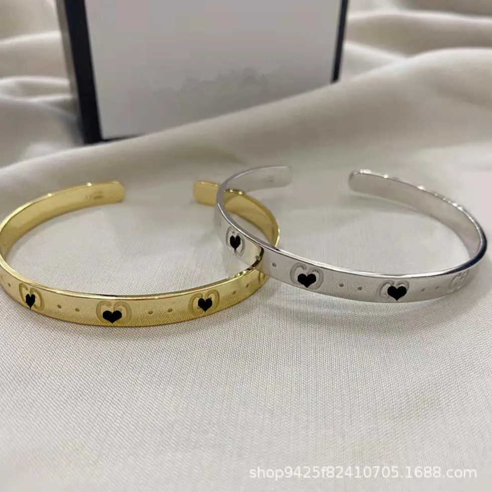 80% korting op 2023 Nieuwe luxe hoogwaardige mode-sieraden voor nieuwe stereo coole stijl armband goud en zilveren tweekleurige liefhebbers