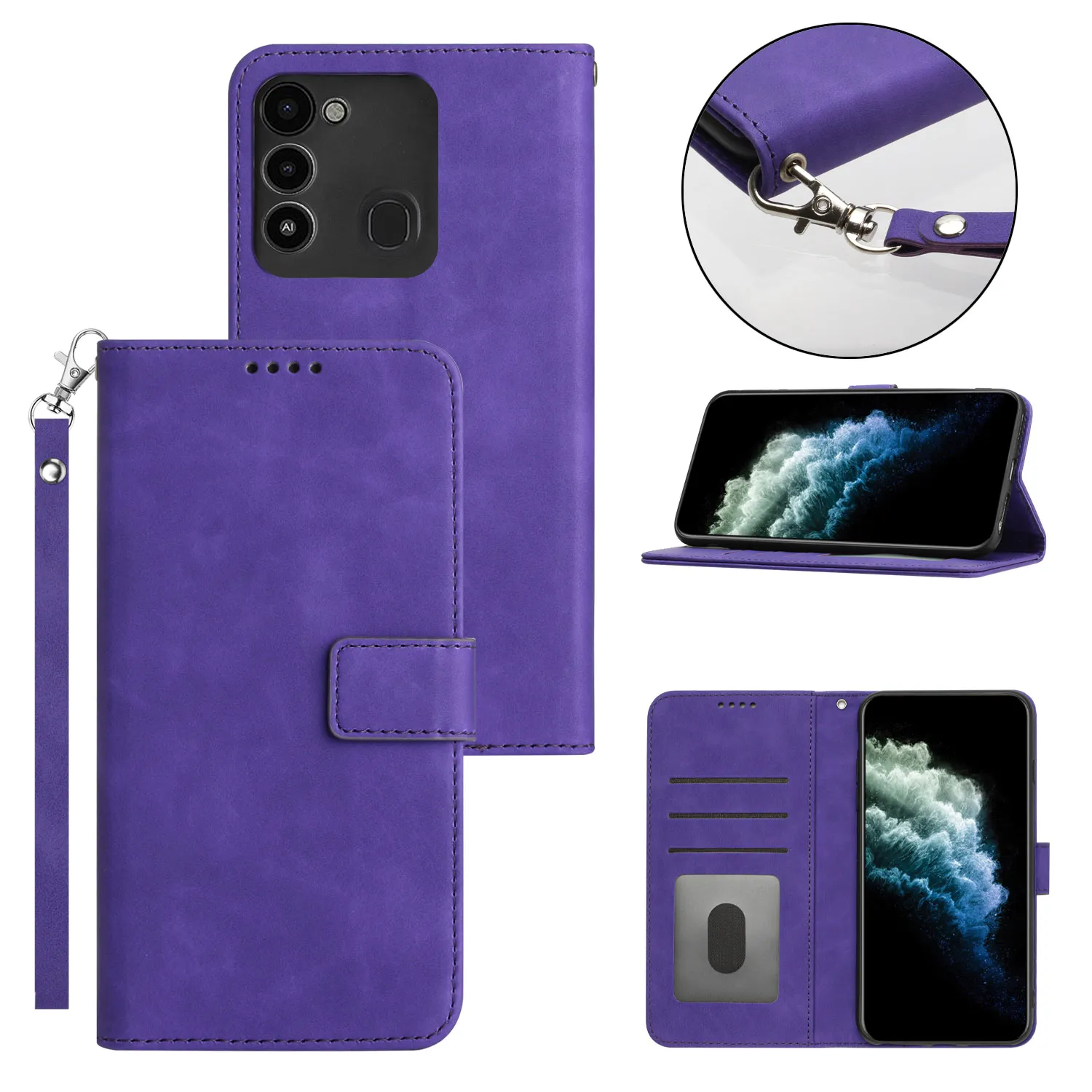 Phone Cases For Infinix Hot Note 30 Play 30i Tecno Spark 10 Pova 4 Go Pro Plus 5G Wallet Leather Capa Case Fundas