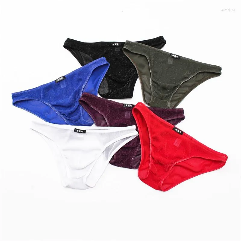 Sous-vêtements hommes slips taille basse sous-vêtements en maille sexy renflement short confortable sous-vêtements de haute qualité