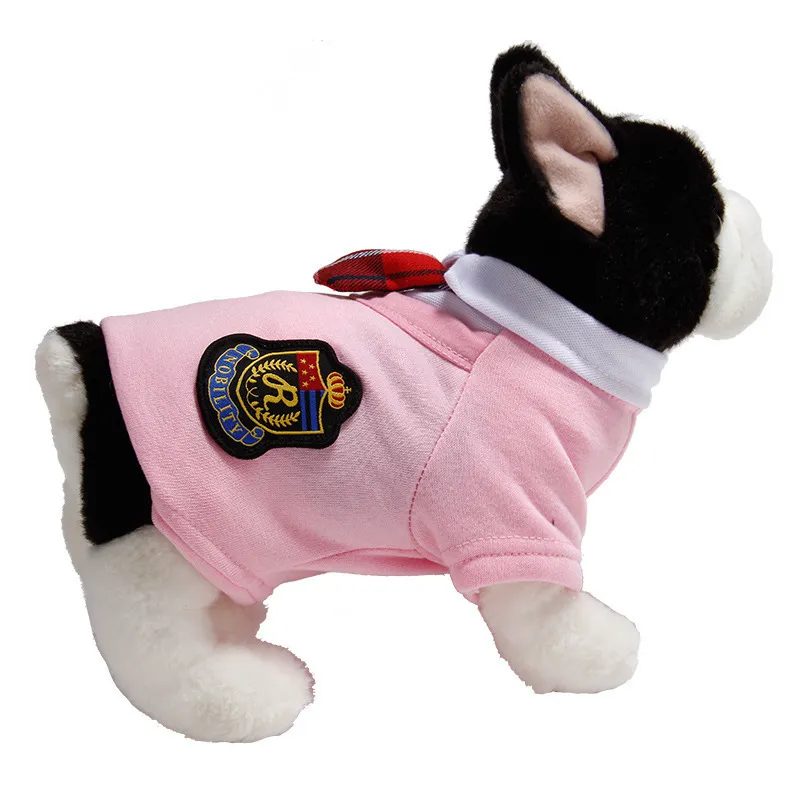 Dog Apparel College Style футболка для домашних животных модные собаки пуловер xs-xl