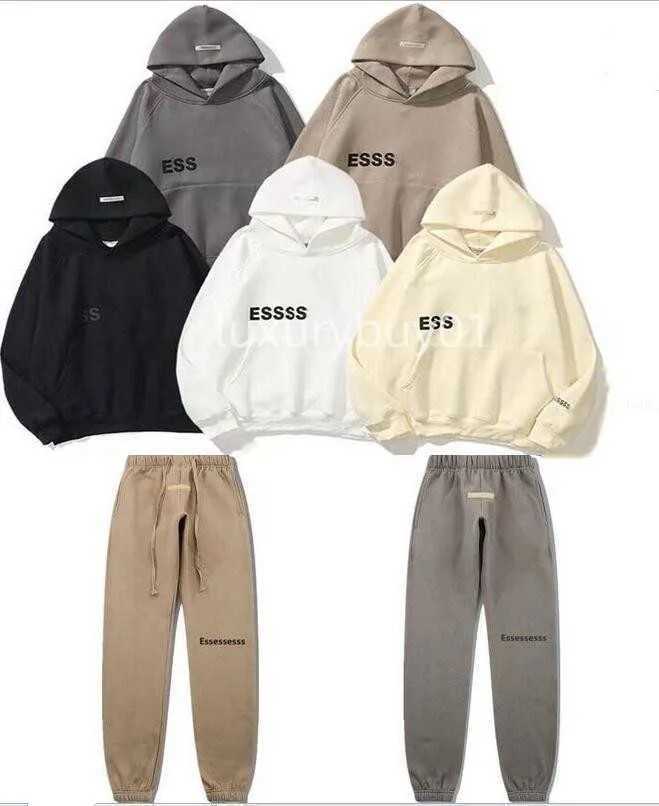 Hiver ess Designer Mens Hoodies craint Loose of Pullover dieu Sweats à capuche à manches longues Pull à capuche de haute qualité Womens Tops Vêtements JIA8