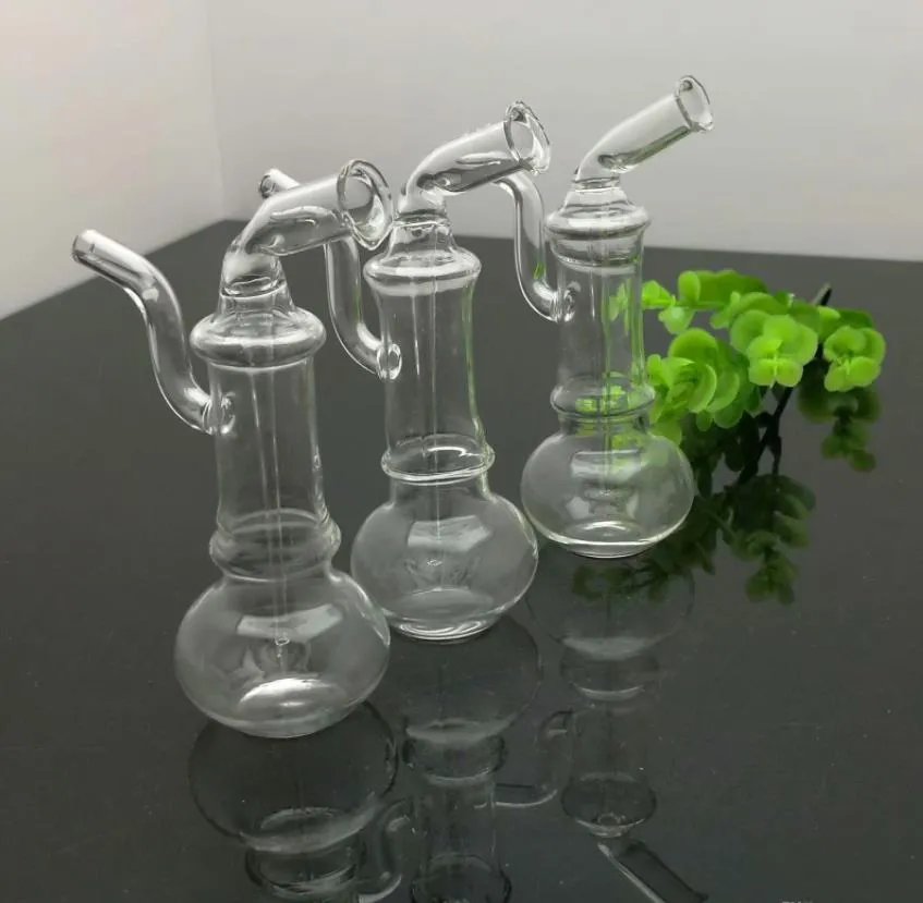 Pipes à fumer transparentes, portables, en forme spéciale, bouteille d'eau et de tabac, grand verre Pyrex
