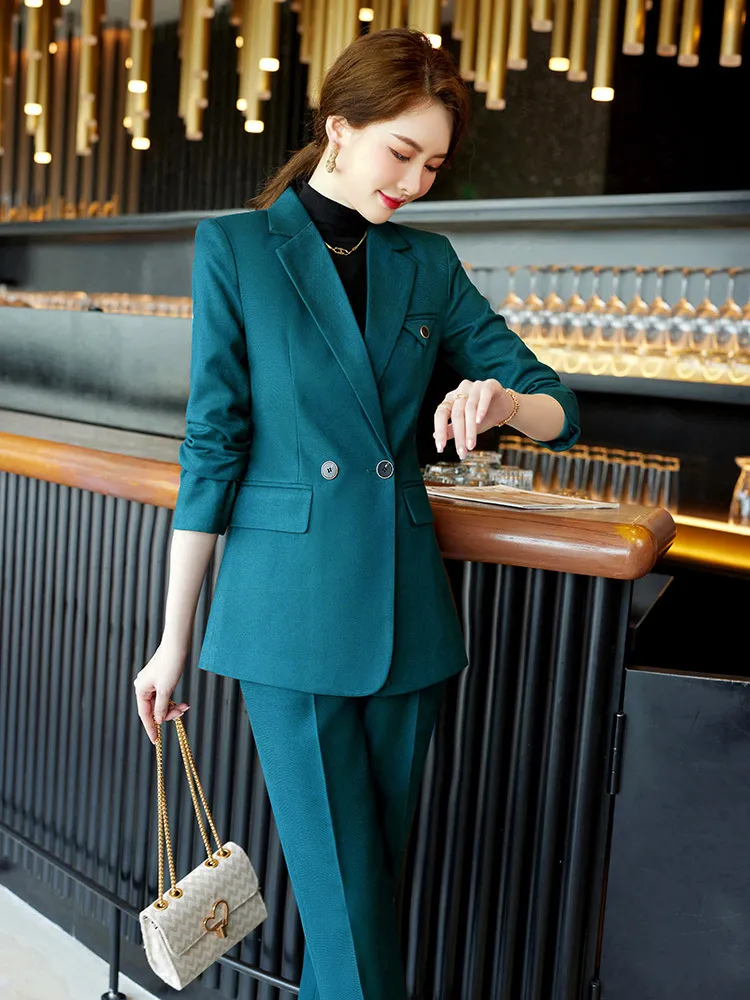High end shop women's suits