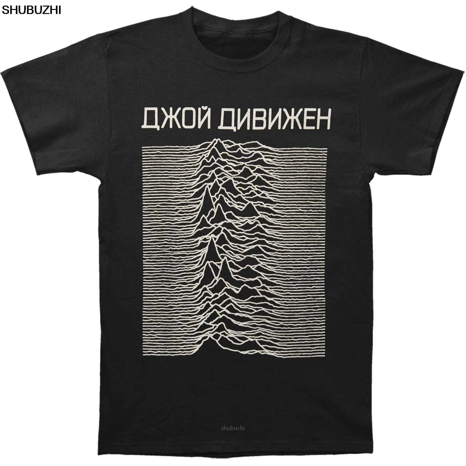 Rock Off Joy Division T Shirt Unknown Pleasures Bleu On Blanc Logo Officiel Homme Blanc Size L