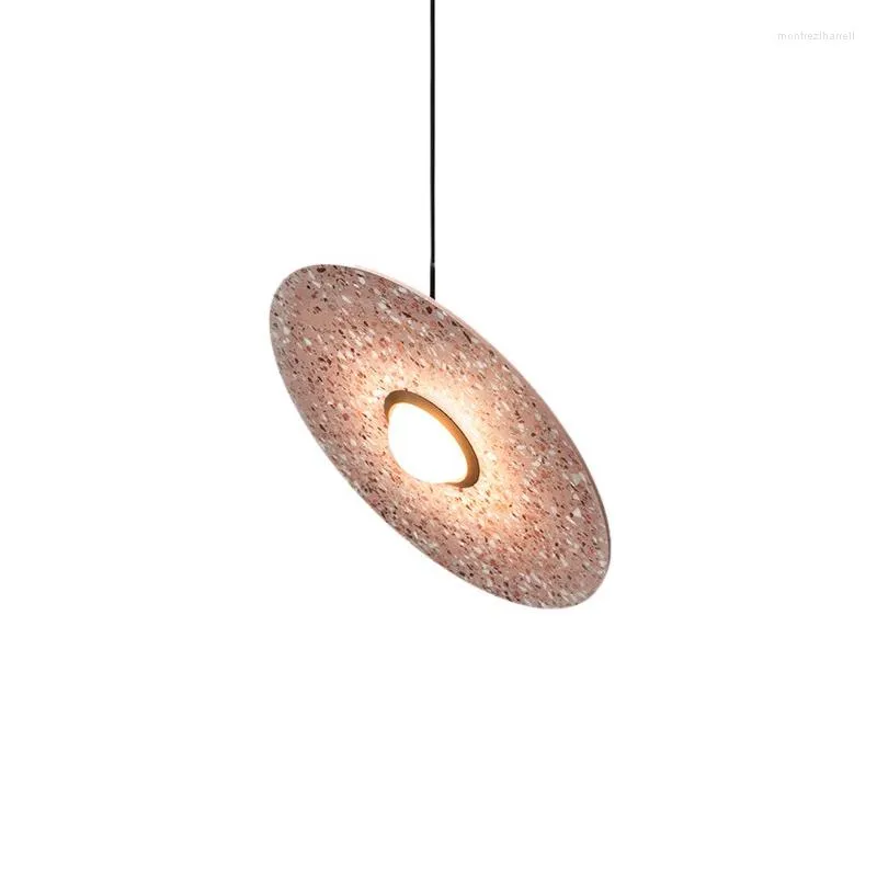 Lampy wiszące nordyckie kreatywne latające spodek Mały żyrandol osobowość sztuka nowoczesna minimalistyczna restauracja single na głowie