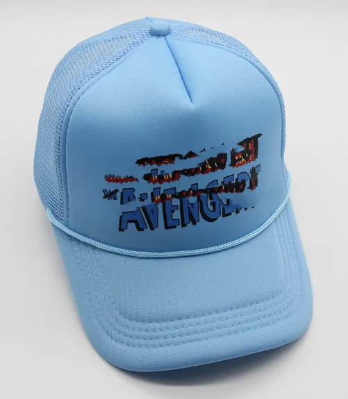 Novo chapéu de malha respirável American Hip Hop Street Dança solar protetor solar Baseball Cap sombra de verão