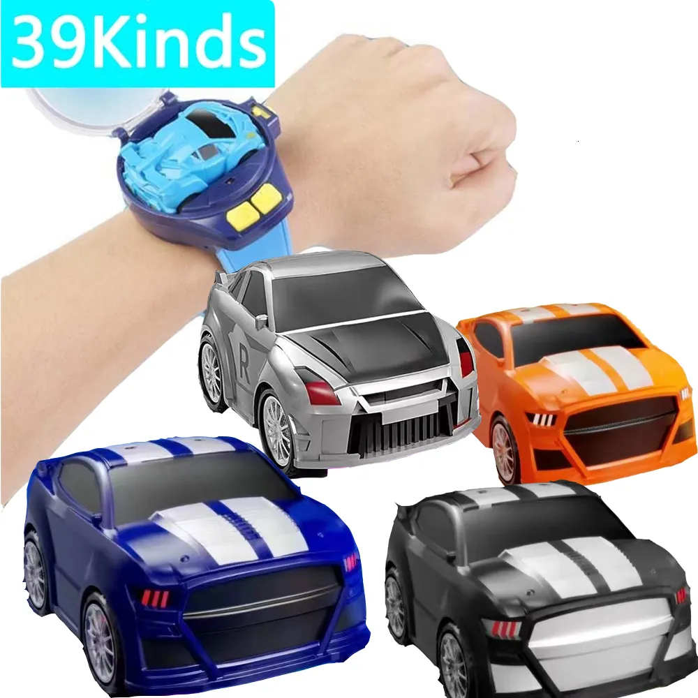 RC Robot EST Mini Watch RC Controlc Car Children S Odległe elektryczne maszynę do wykrywania podczerwieni zabawki dla dzieci