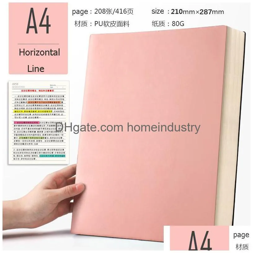 Wholesale Notepads A4 Super Thick Cornell Note Large Thicken Planner ...