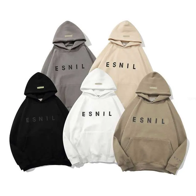 ESS Designer Men Hoody Hoodies Pullover Sweatshirts Losse lange mouw Hoodsed Jumper Mens High Quality Dames Tops Kleding Zeven kleuren Grootte H1G1