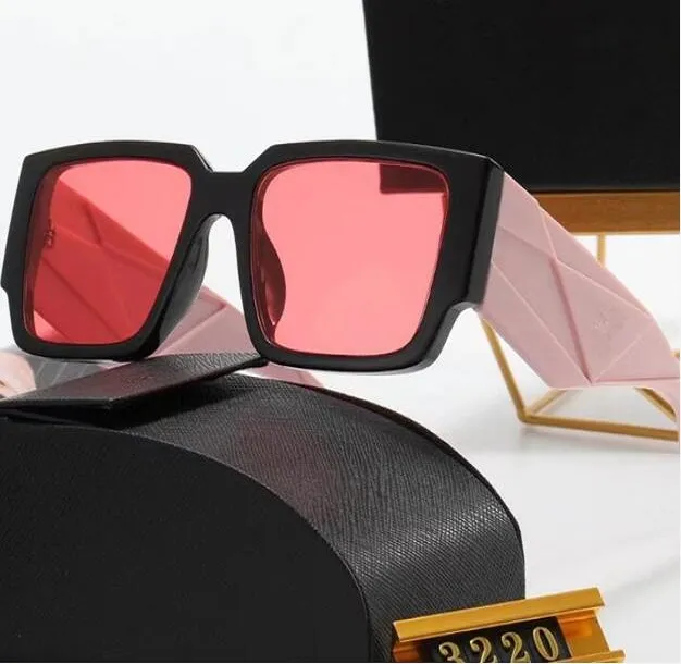 Óculos de sol estilistas óculos de sol Goggle Beach Sun Glasses for Man Woman 6 Cor Opcional Good Qualit