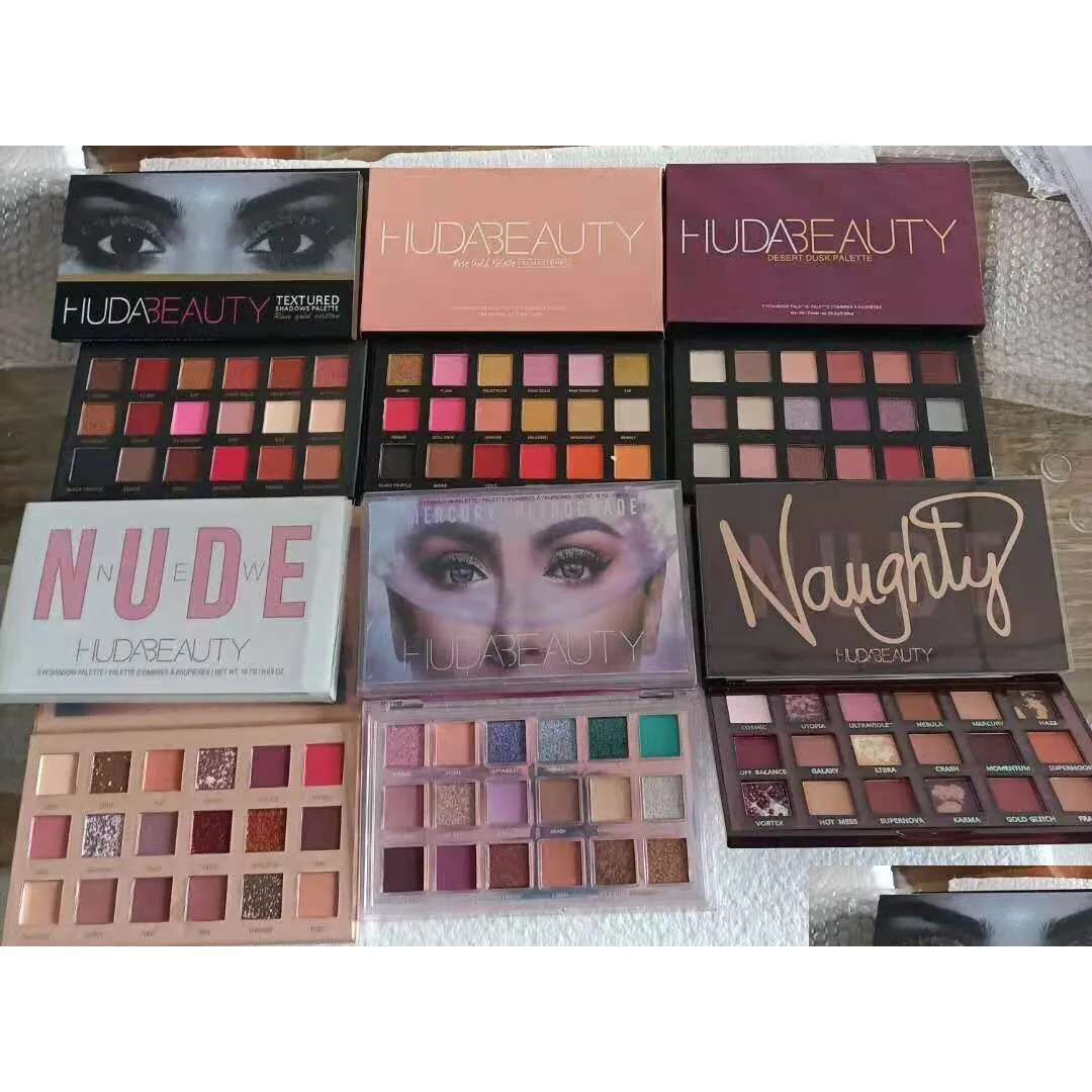 Sombra de ojos Sombra de ojos Sombra de ojos de 18 colores Paleta brillo Paletas mate Mujeres Regalos de Navidad Drop entrega de la salud Ojos de belleza DH9Z3