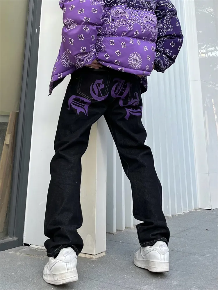 新発売 新商品 Cashew Y2k Jeans DHgate.com:Mens Flowers Streetwear Purple Clothing