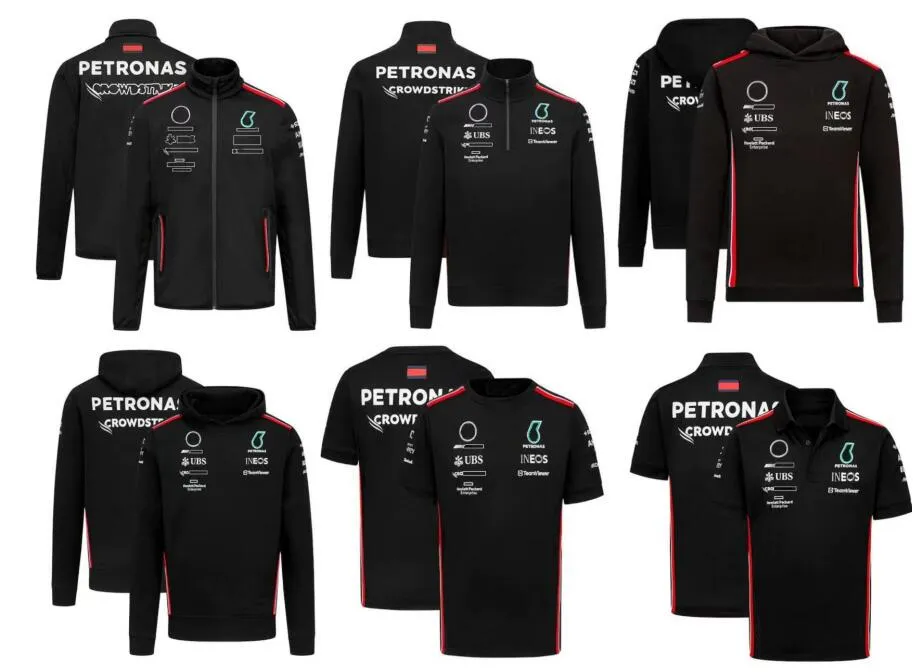 Nieuw F1 Formule 1-raceshirt zomerpoloshirt met korte mouwen, dezelfde stijl op maat