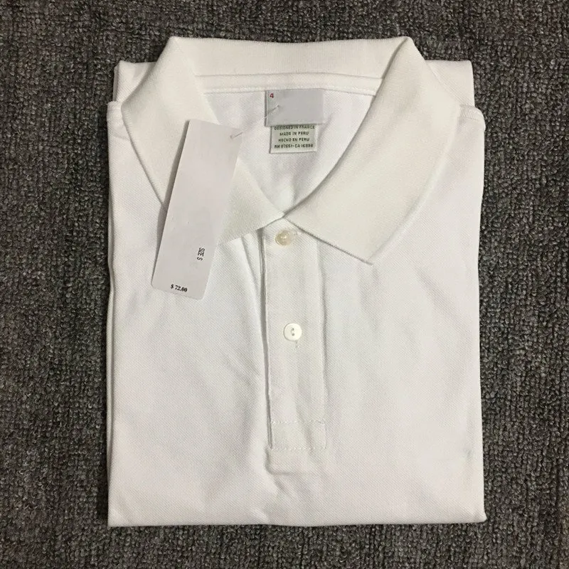 Toppar män polo skjorta krokodil xs-4xl kortärmad solid broderi poloshirt män polo homme män kläder tee camisas poloshirts 1688