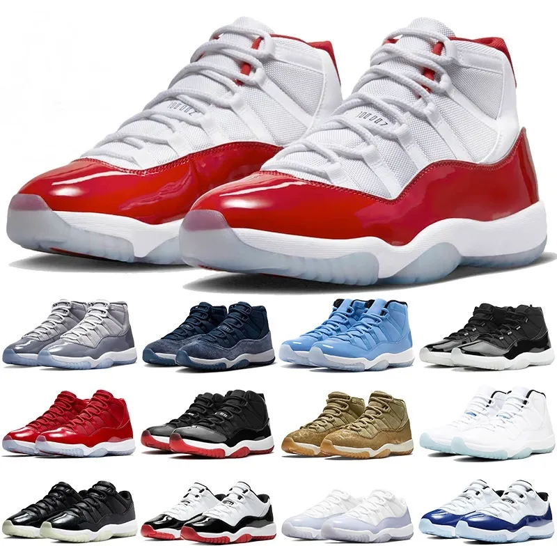 Jumpman 11 11S XI Męskie buty do koszykówki Retro Women Cherry 25. rocznica Cool Grey Jam Low University Blue Citrus Treakers