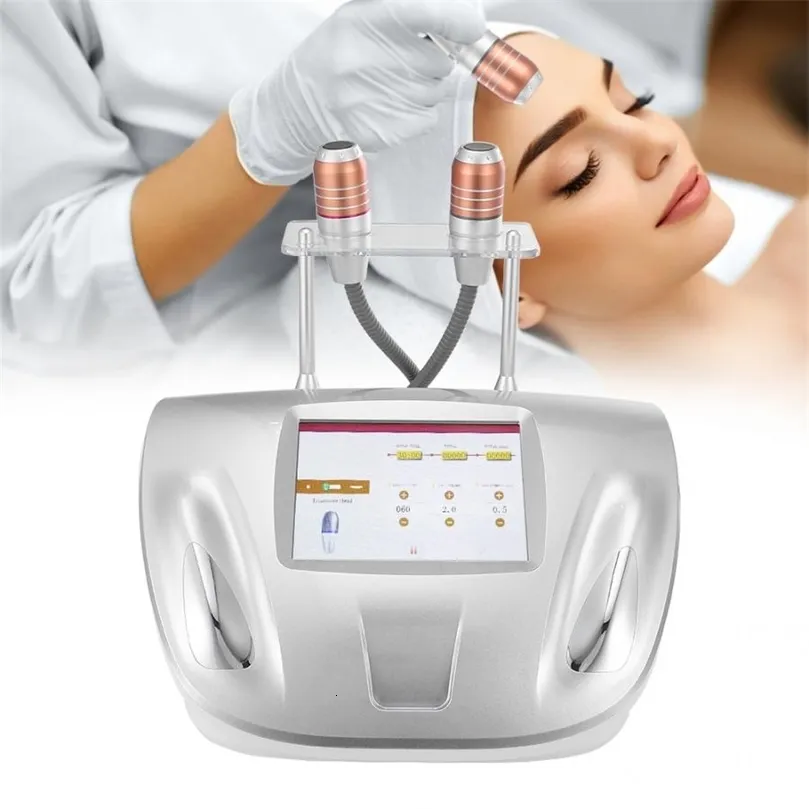 Massageador de rosto de alta frequência Máquina de beleza ultrassônica de rejuvenescimento de rejuvenescimento apertar a linha de radar da ferramenta anti -ruga esculpida 230303