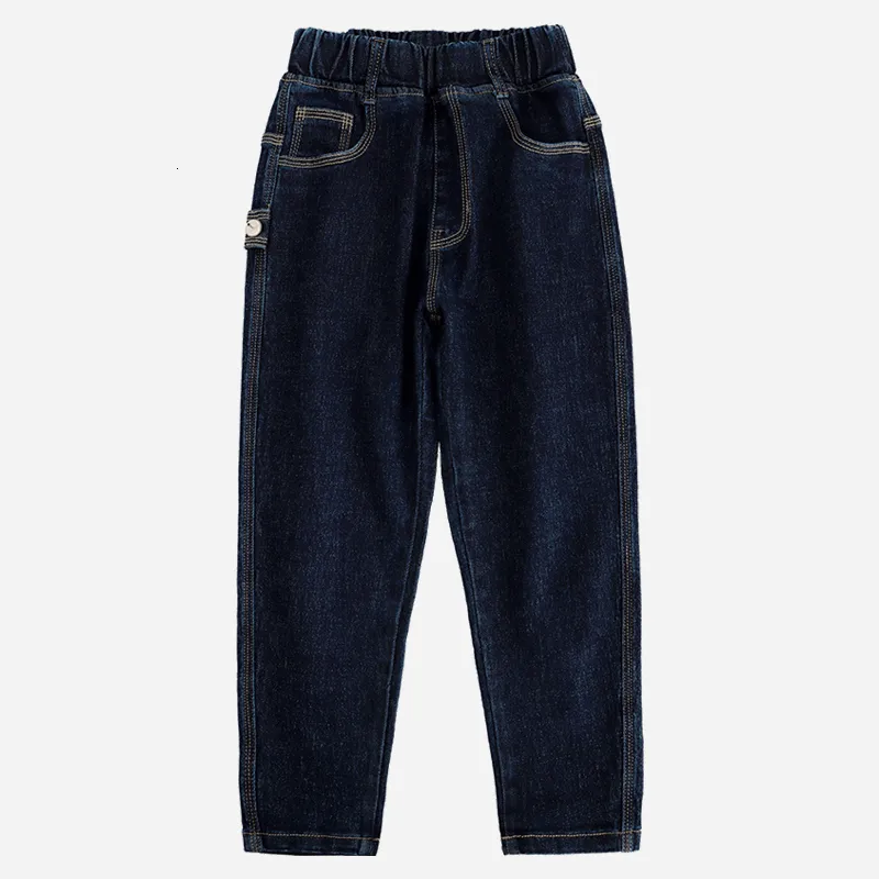 Jeans Jungen Casual Jeans Frühling Herbst Denim Hosen Mode Kinder Lose Hosen Große Jungen Kleidung 14 Jahre 230306