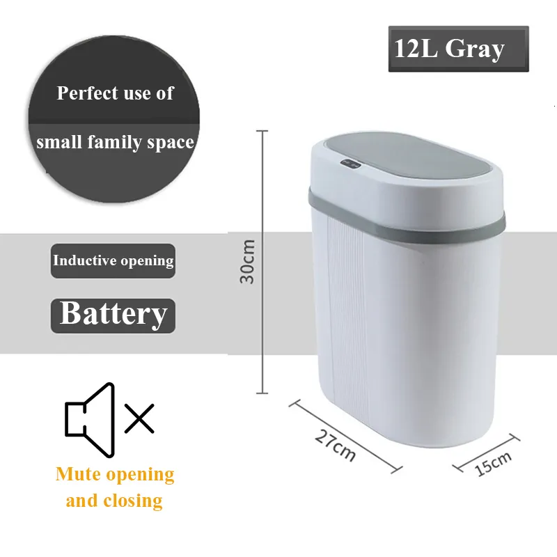 Abfallbehälter Smart Sensor Mülleimer Dose Abwärtskabne Mit