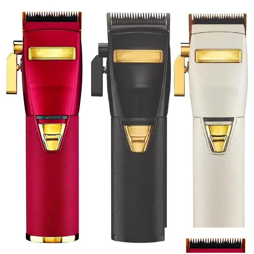 Hair Trimmer Barberology Metal Lithium Clipper Cordless Dual Voltage With Hanging Hook Us Eu Plug Drop Delivery Products Care Styling Dhuub