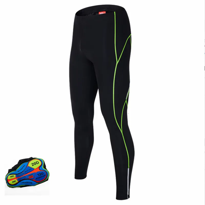 Pantalons de cyclisme Sous-vêtements pour hommes à séchage rapide éponge Gel 20D rembourré vélo ajustement serré antichoc descente pente pantalons longs cyclisme 230306