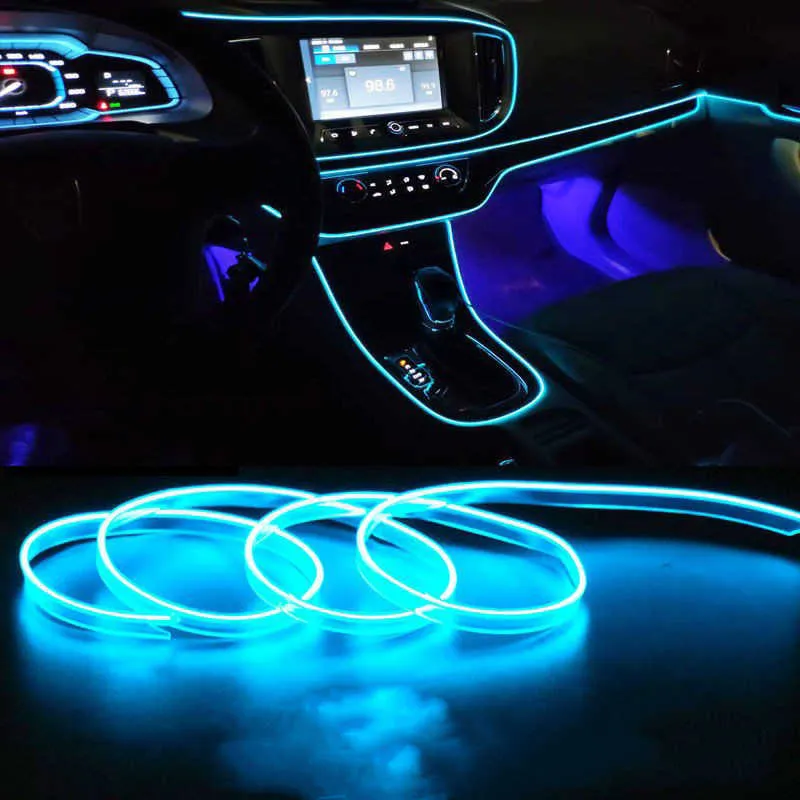 FlexibleGanesh LED Dashboard Light 5m Neon Strip For Auto DIY Ambient  Lighting, USB Console, Cold Line Perfect For Car Atmosphere! From  Autobeautiful, $4.77