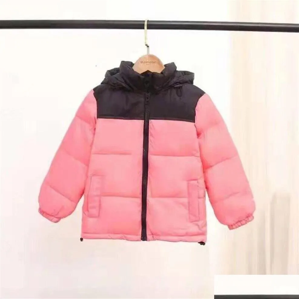 Down Coat Big Boys Girls Own Top Quality Kids Hooded Cottonpadded Parka Coats Girl Jackets Children Outwear Boy Jacket2998 Drop Deli Dhlpk