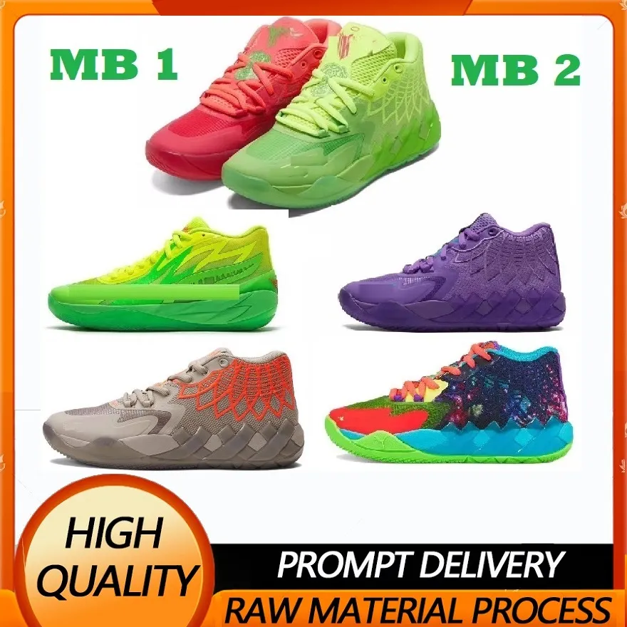 High Quality Lamelo Ball Shoes Mb1 Rick Morty Of Mens Basketballs Shoes Queen City Galaxy Of