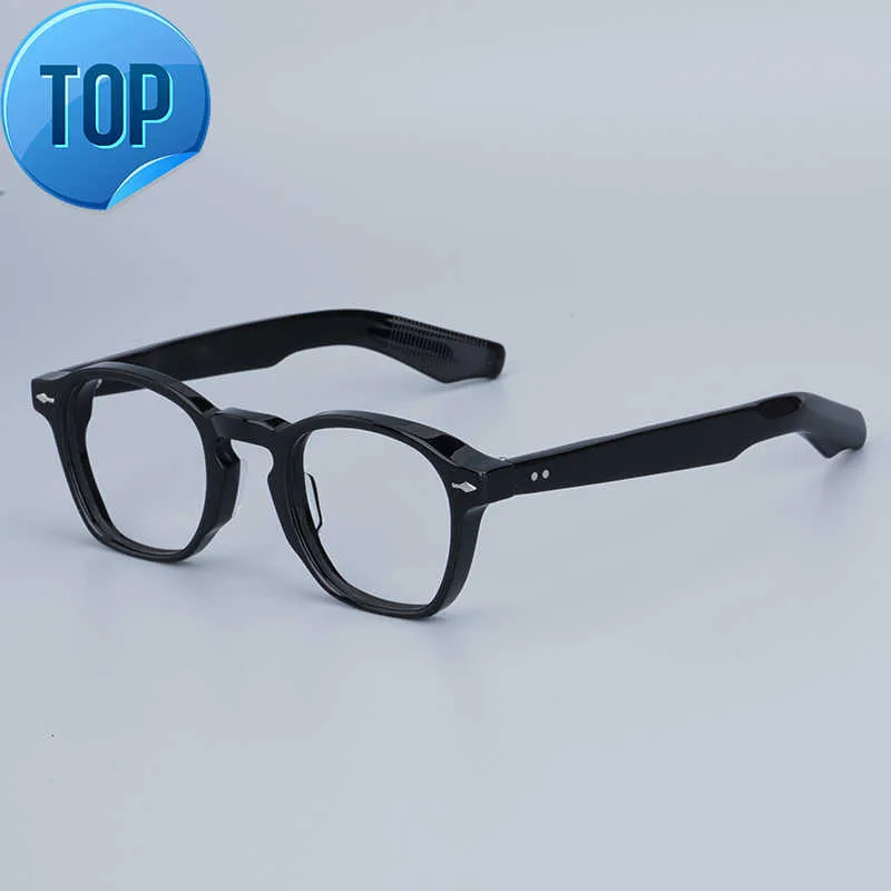 نظارات شمسية إطارات JMM Teampunk Retro Vintage Polygon Square Acetate Men Men Marie Aealthetic Women Women Modern Technique 2243O