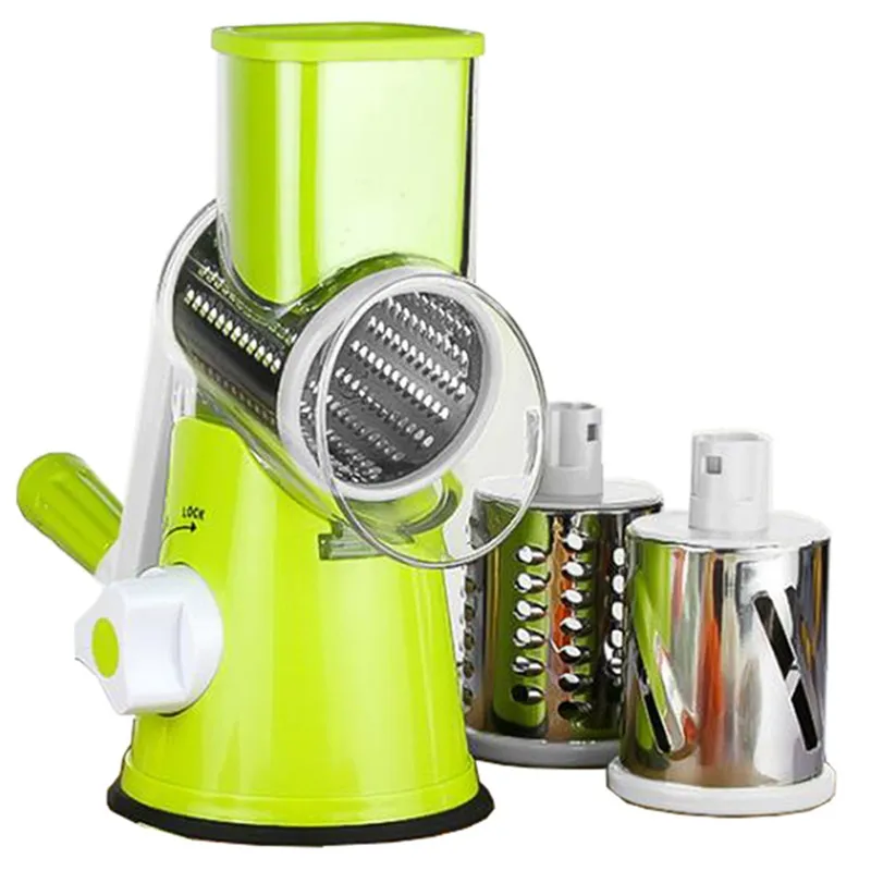 Manual Manual Rotary Vegetable Slicer Slicer Kitchen Roller Tool