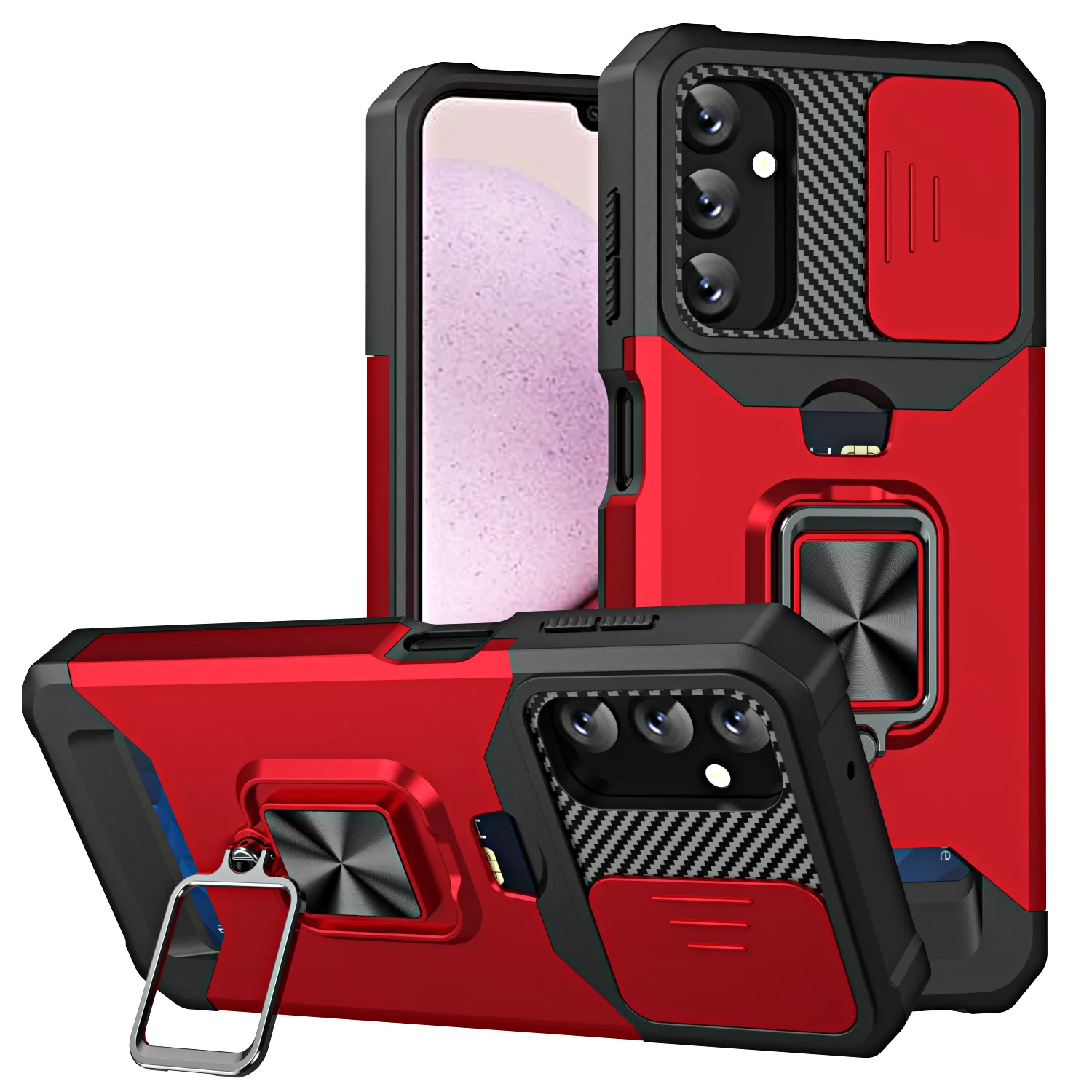 Shockproof Camera Protection Case With Ring Card Slot For Samsung 5G Ultra  Plus A24, A25, S23, SA22, SD21 FE, And A14, E345, AL54 From Szblandy,  $20.74