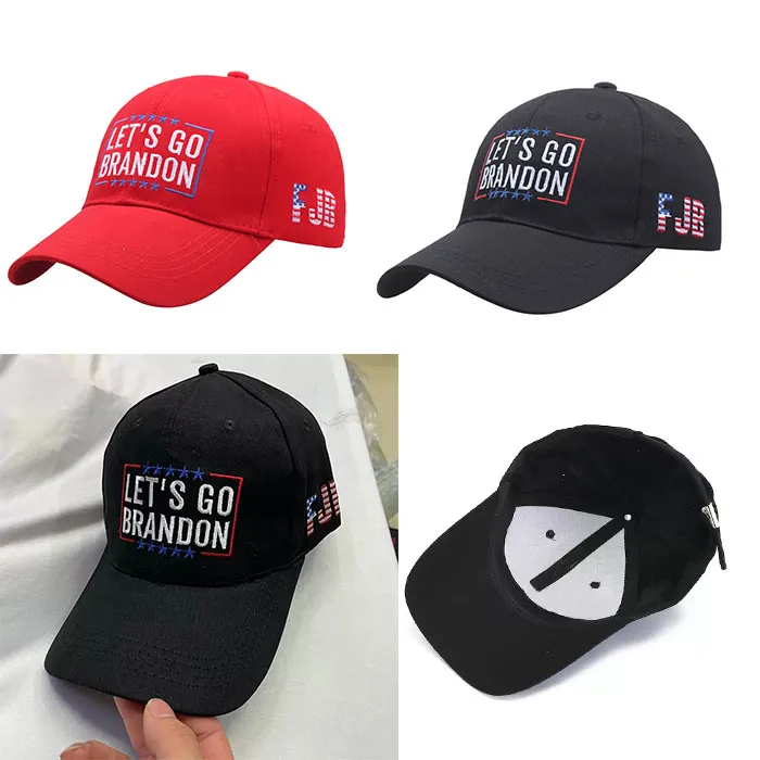 Ny Let's Go Brandon FJB Baseball Cap Four Seasons Outdoor Sun Cap Embroidery Snapback Women Män mode DAD HAT