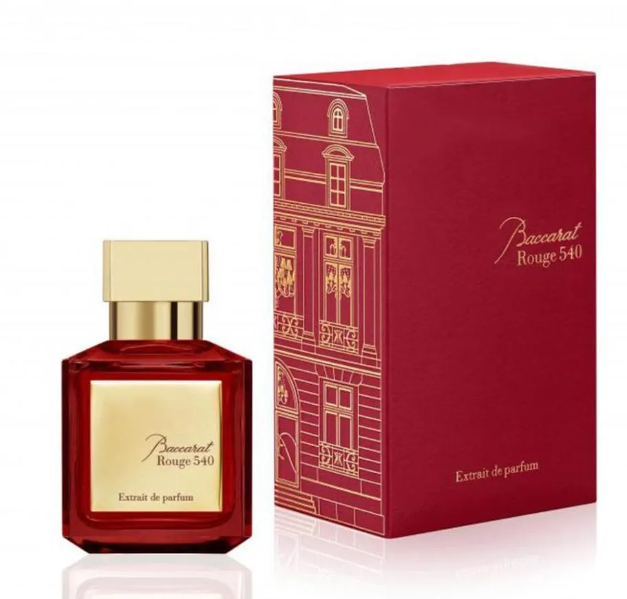 Baccarat Perfume 70 ml Maison Bacarat Rouge 540 Extrait Eau de Parfum Paris Man Man Kobieta Kolonia Spray długowy zapach Premierlash Brand 302