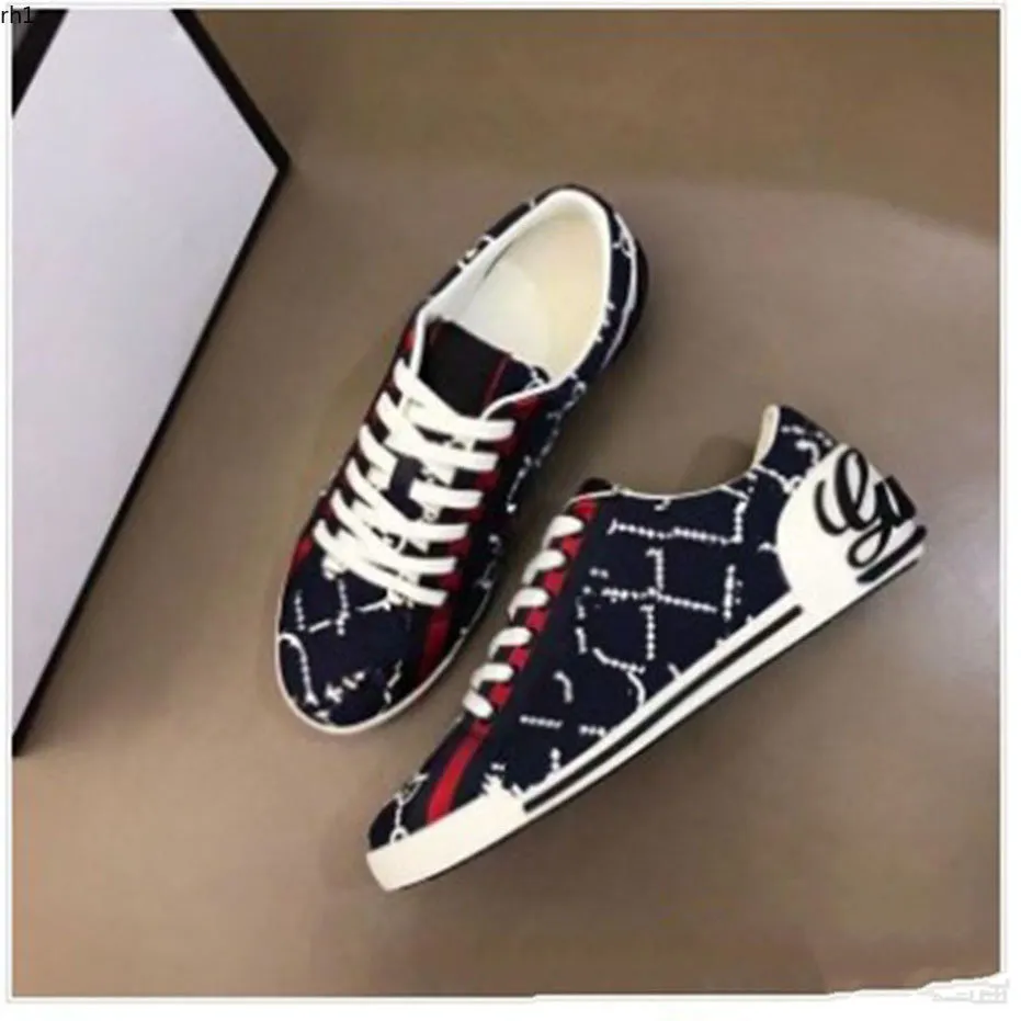 Den senaste försäljningen av män sko retro låg topptryck sneakers design mesh pull-on lyxiga damer mode andningsbara avslappnade skor gmjk rh1000002