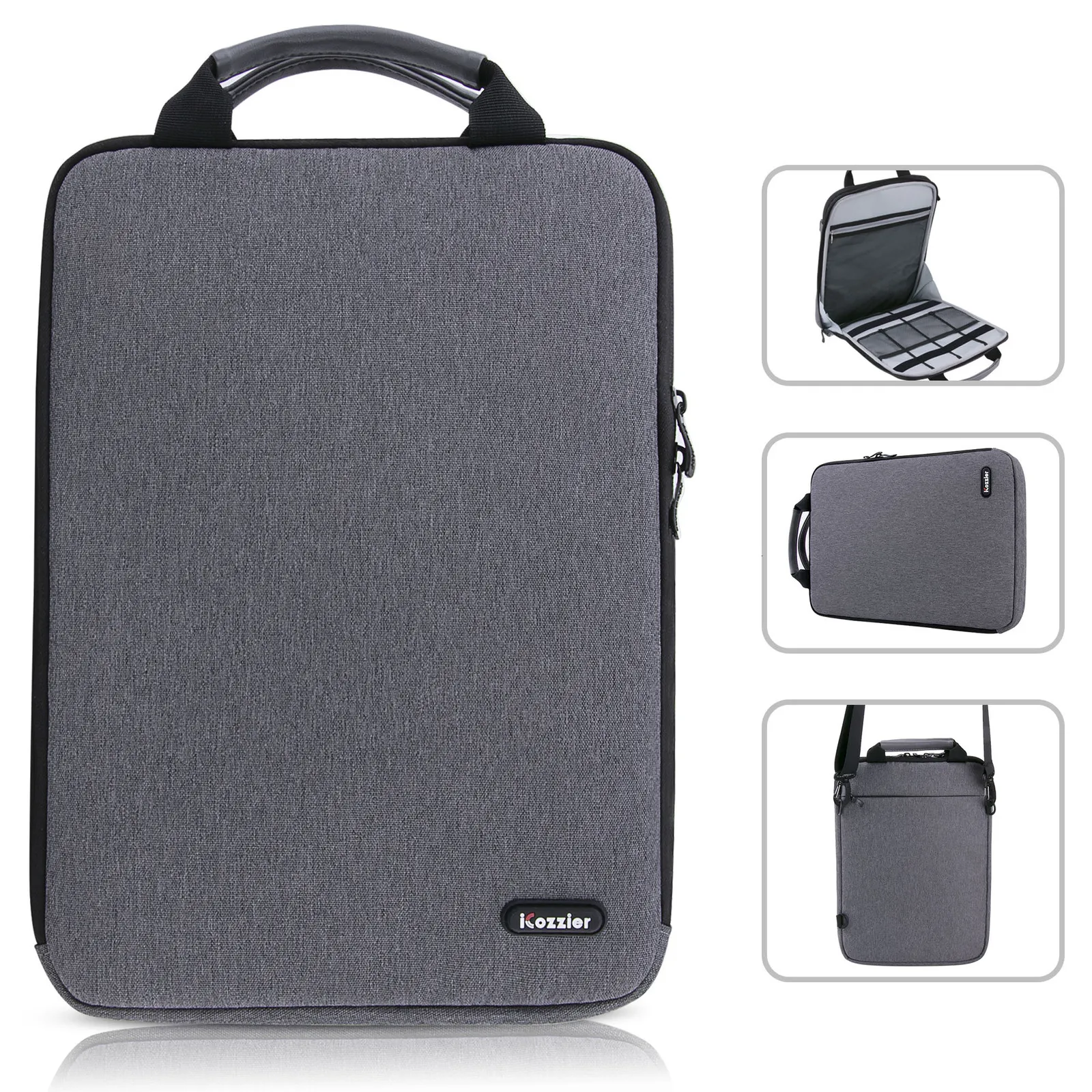 Bolsas para laptop Bolsa de ombro para laptop iCozzier 13,3 polegadas Laptop Tablet Sleeve Case Alça horizontal para 13,3 "Macbook / Notebook / 11" iPad Pro 230306