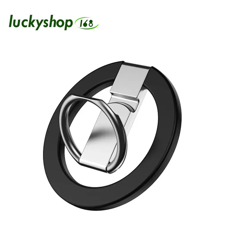 Universal Magnetic Metal Ring Holders Mounts Magsafe Buckle SUCTION Bracket Sticker Magneet Car Holder voor iPhone 15 14 13 12 11 Samsung Xiaomi