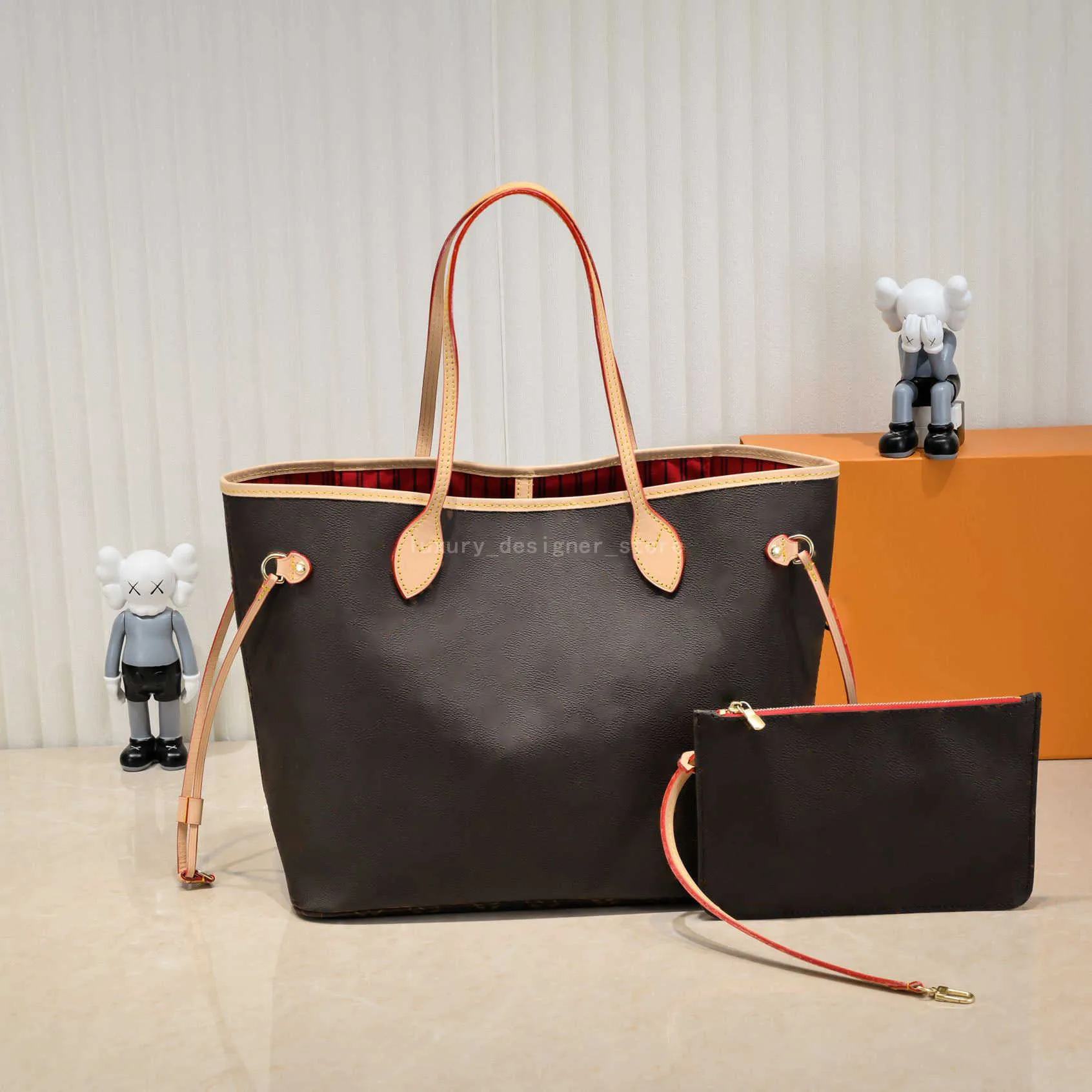 DHgate Womens Fashion Tote Bag Set with Matching Wallet and Coin Purse Synthetic Leather Model 88 995 Bags Luggage Accessories