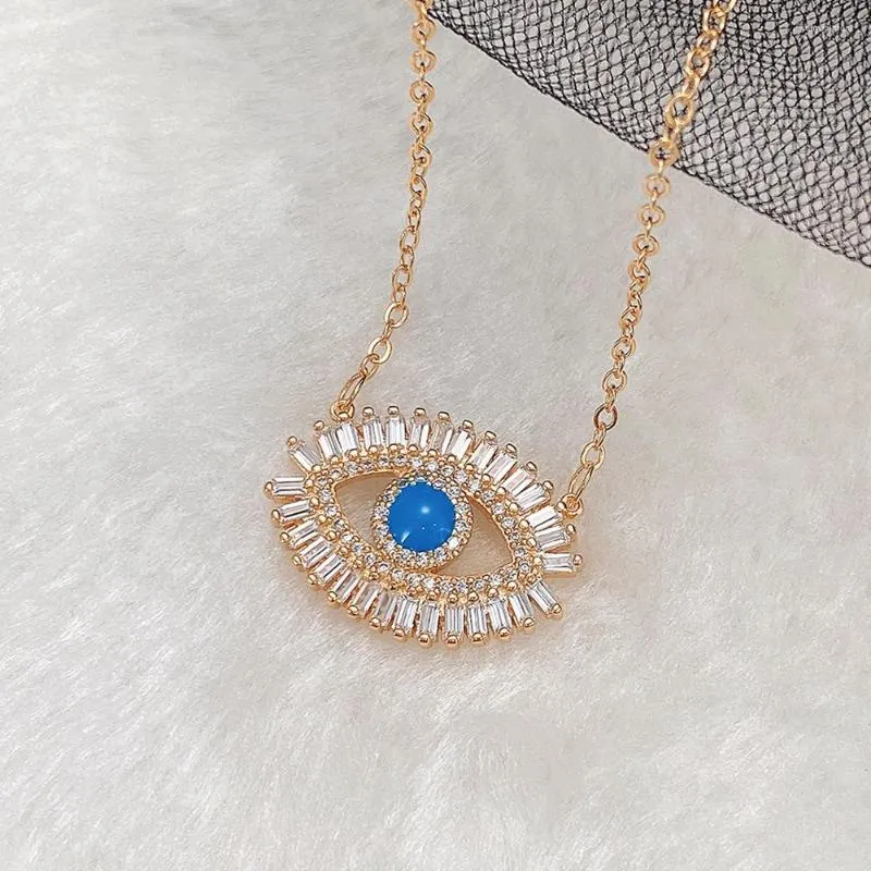 Подвесные ожерелья Caoshi Fashion Нежное ожерелье для глаз для женщин