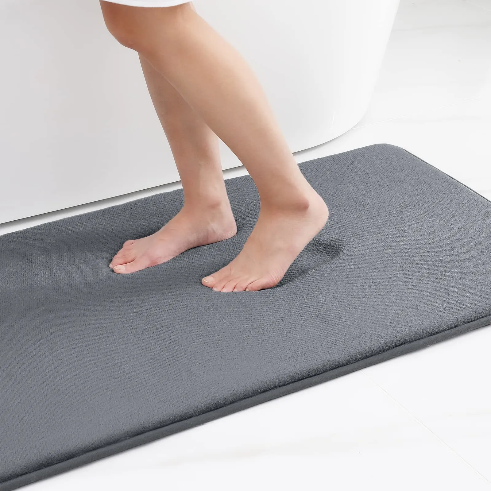 Memory Foam Mat, Absorbs Water Machine Washable Mat, Quick Drying, Bath Mat,  Non-slip Thickened Carpet, Soft And Comfortable, Suitable For Home  Decoration Mats, Suitable For Bathroom Mats, Laundry Room Mats, Hallway  Floor