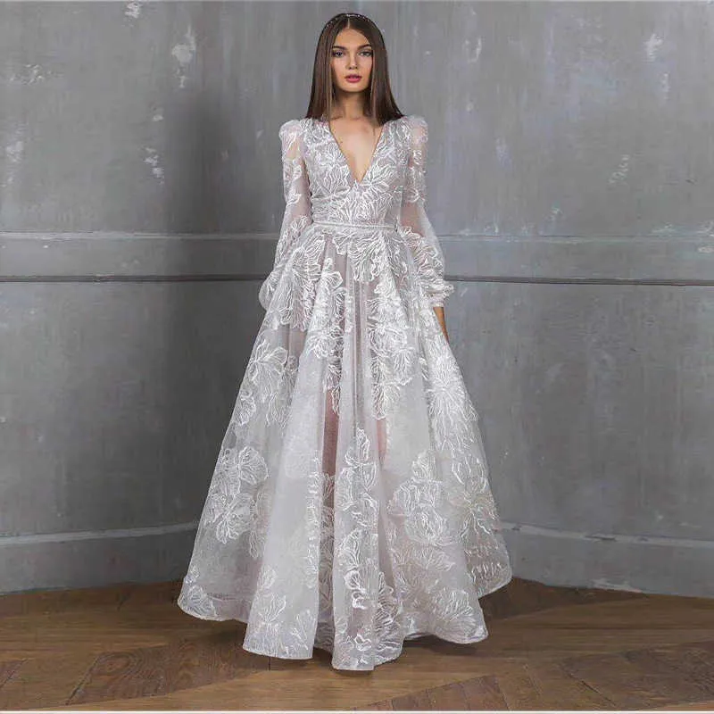 Robes de soirée 2023 robe perlée pour femmes nouvelle dentelle broderie robe de mariée robe de soirée robe de banquet T230303