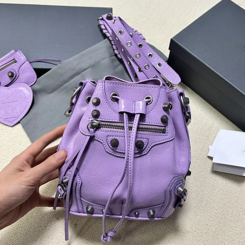 Balencigaa Man Bags Borse di alta qualità borsetto borsetto importato crappato pisolino borse per il corpo a croce di colore solido Mini portafoglio borsetta love Specchio la borse