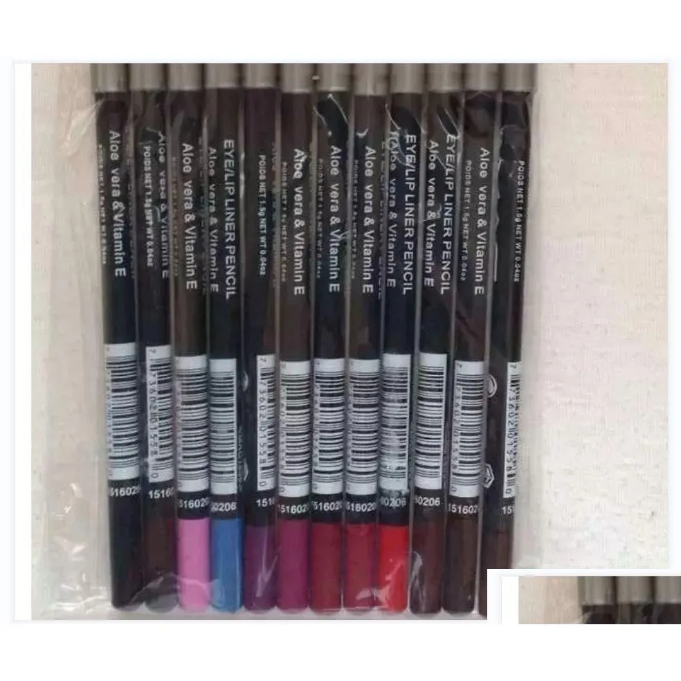 Eyeliner 240 pezzi Matita impermeabile Cosmetici Twee Colori diversi Consegna goccia Salute Bellezza Trucco Occhi Dhub7