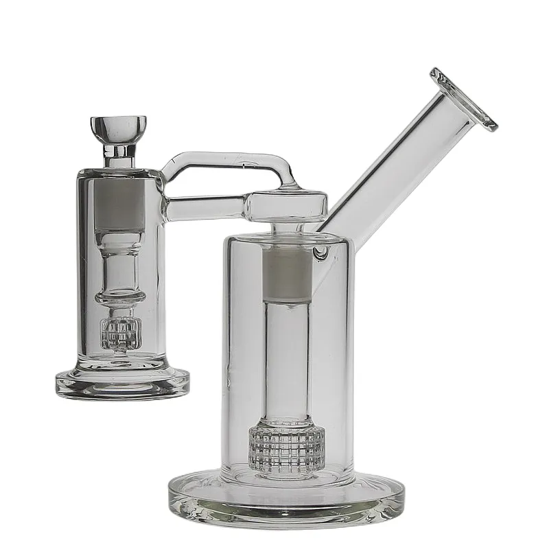 Matrix sidecar bong Hookahs birdcage perc Dab rig With Ash Catcher Vaporizer Joint size14.4mm/18.8mm Saml Glass Vapor PG3012