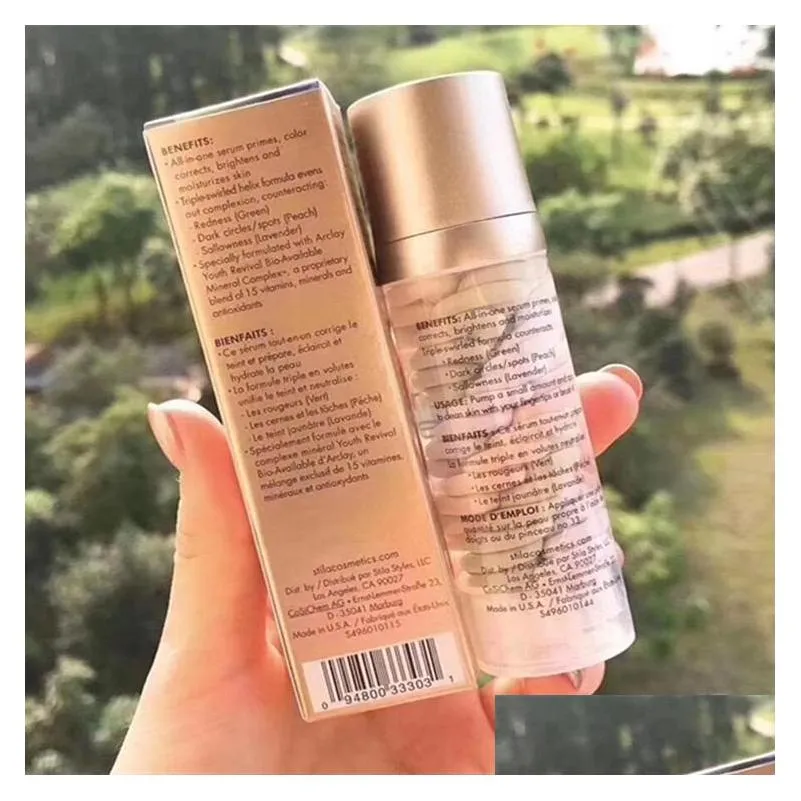 Base de maquillaje Base One Step Correct Skin Tone Correcting Brightening Primer 30Ml Drop Delivery Health Beauty Face Dhpmf