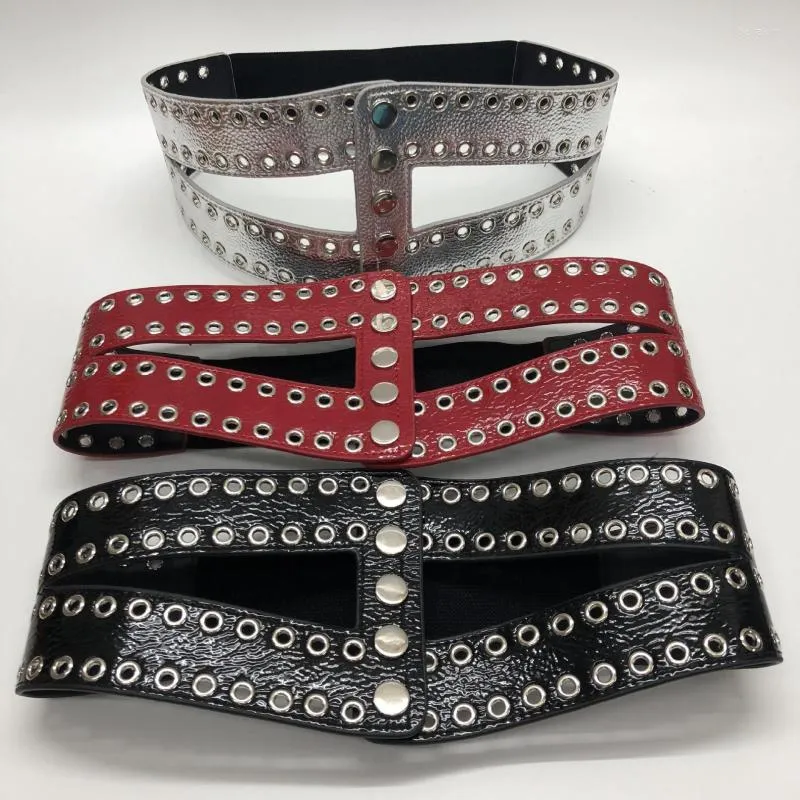 Riemen mode kleur kristal elastische riem damesmerk tailleband vrouw wijd voor vrouwelijke kleding accessoires SW330BELTS